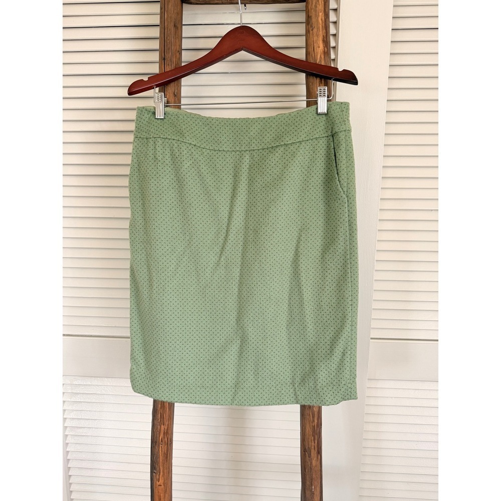 J.Mclaughlin Green‎ Pencil Skirt Business Career Office Wear Knee Length 10